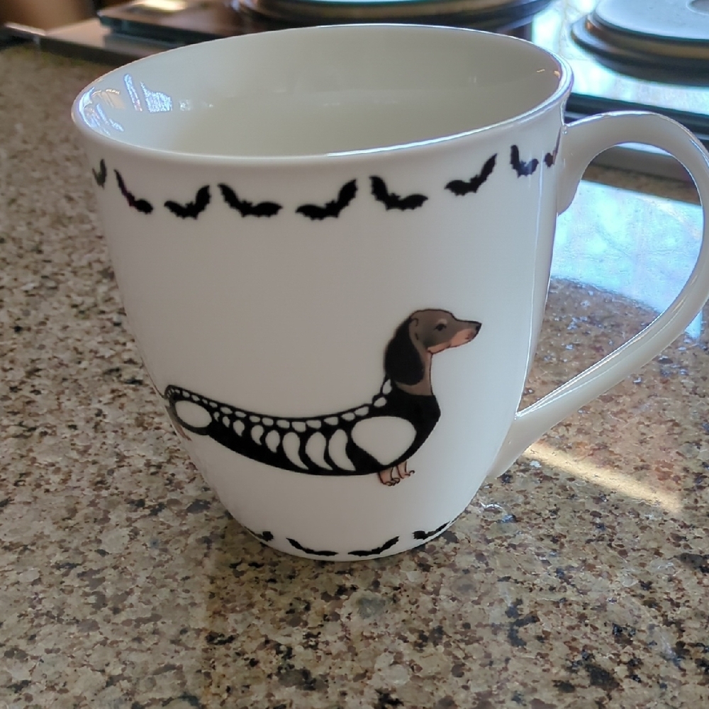 Halloween Dachshund Skeleton Mug